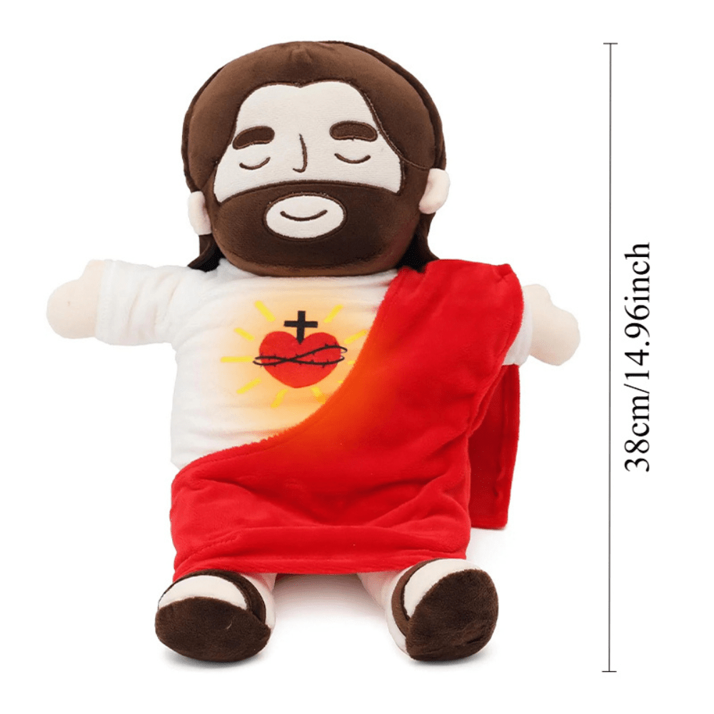 FAITHREST Jesus Plush Toy - Soothing Comfort for Peaceful Sleep | Ideal for Kids & Nursery Decor