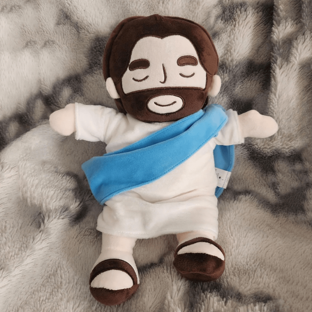 FAITHREST Jesus Plush Toy - Soothing Comfort for Peaceful Sleep | Ideal for Kids & Nursery Decor