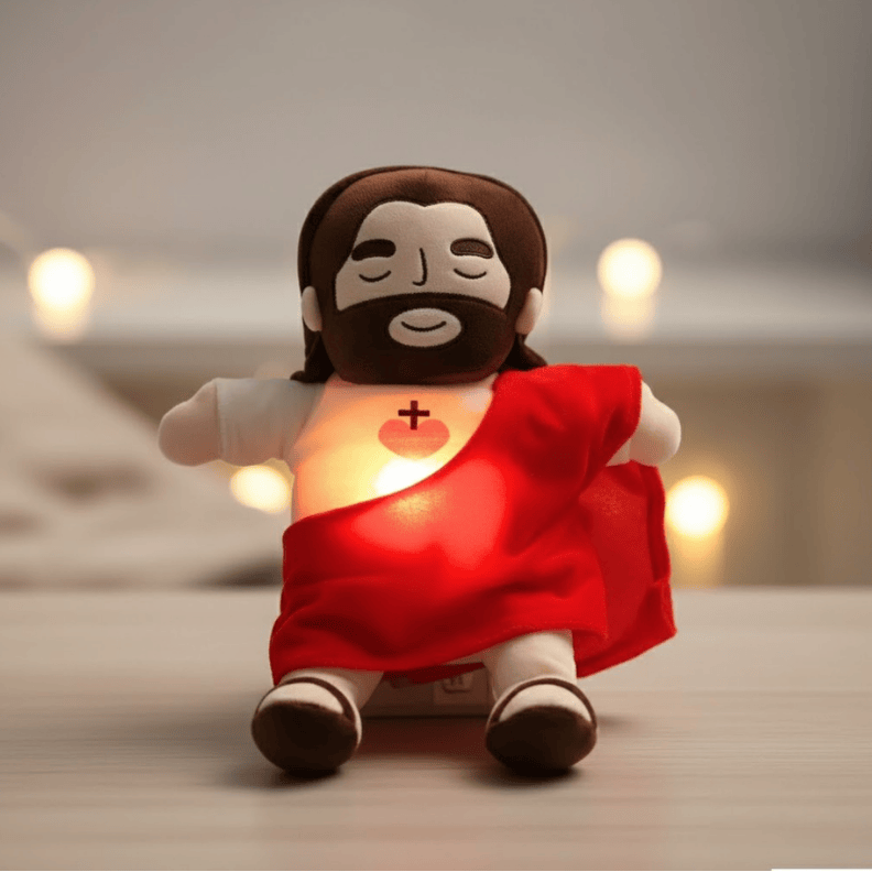 FAITHREST Jesus Plush Toy - Soothing Comfort for Peaceful Sleep | Ideal for Kids & Nursery Decor
