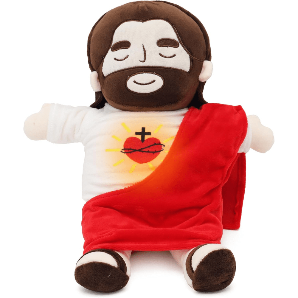 FAITHREST Jesus Plush Toy - Soothing Comfort for Peaceful Sleep | Ideal for Kids & Nursery Decor