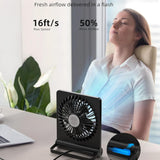 Fan Cooling Box Portable USB Compact Foldable Desktop Clip
