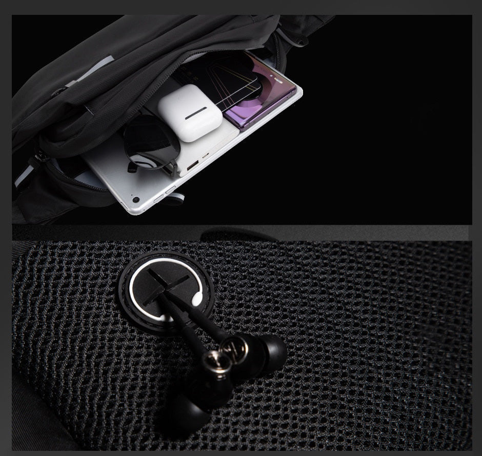 Water-Resistant Multi-Pocket Fanny Pack - Durable, Lightweight, Ideal for Travel & Outdoor Activities