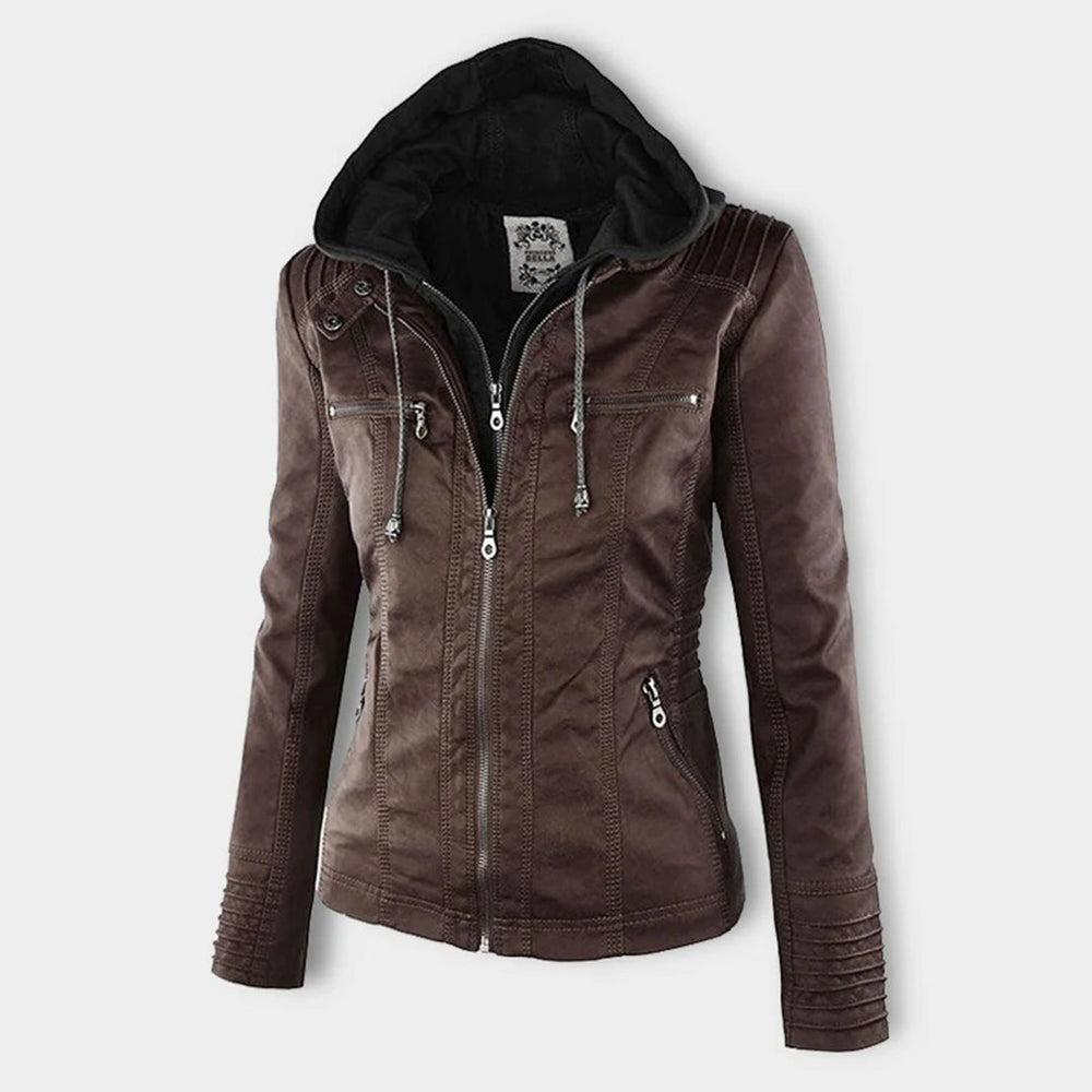 Fashionable Leather Jacket - Zara