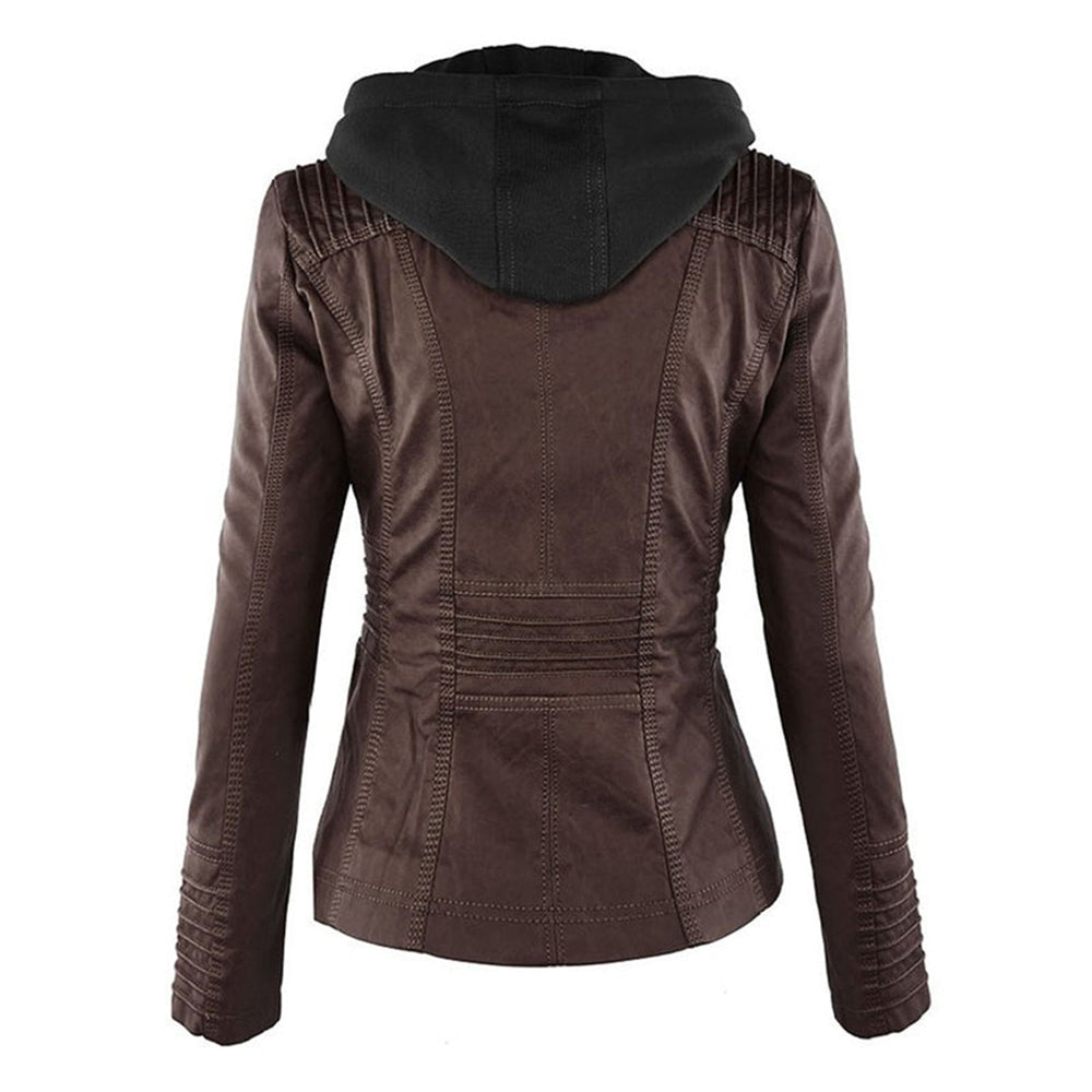Fashionable Leather Jacket - Zara