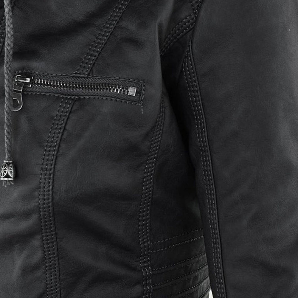 Fashionable Leather Jacket - Zara
