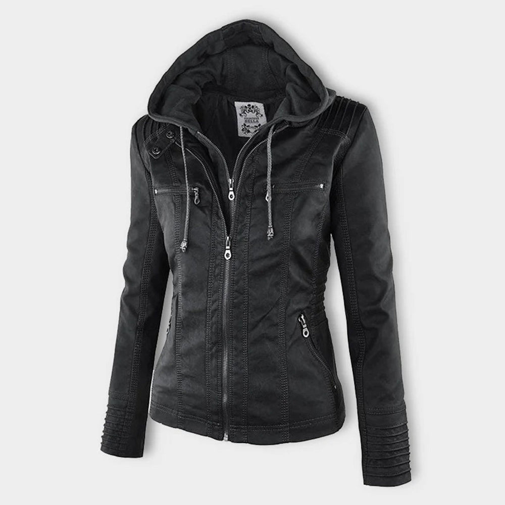 Fashionable Leather Jacket - Zara