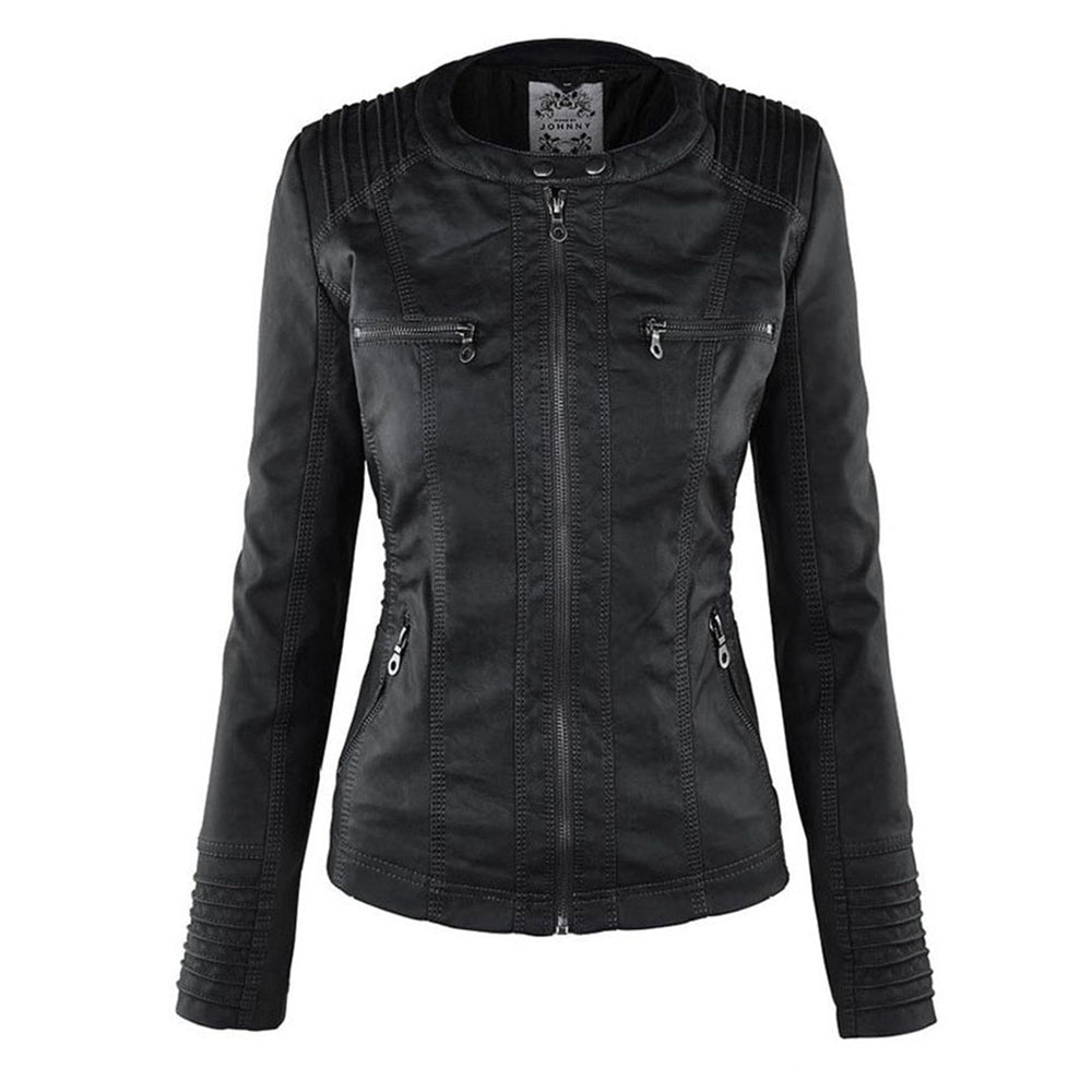 Fashionable Leather Jacket - Zara