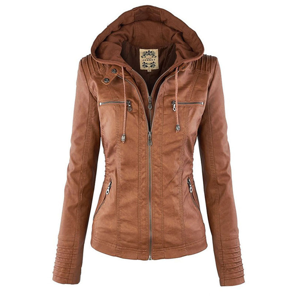 Fashionable Leather Jacket - Zara