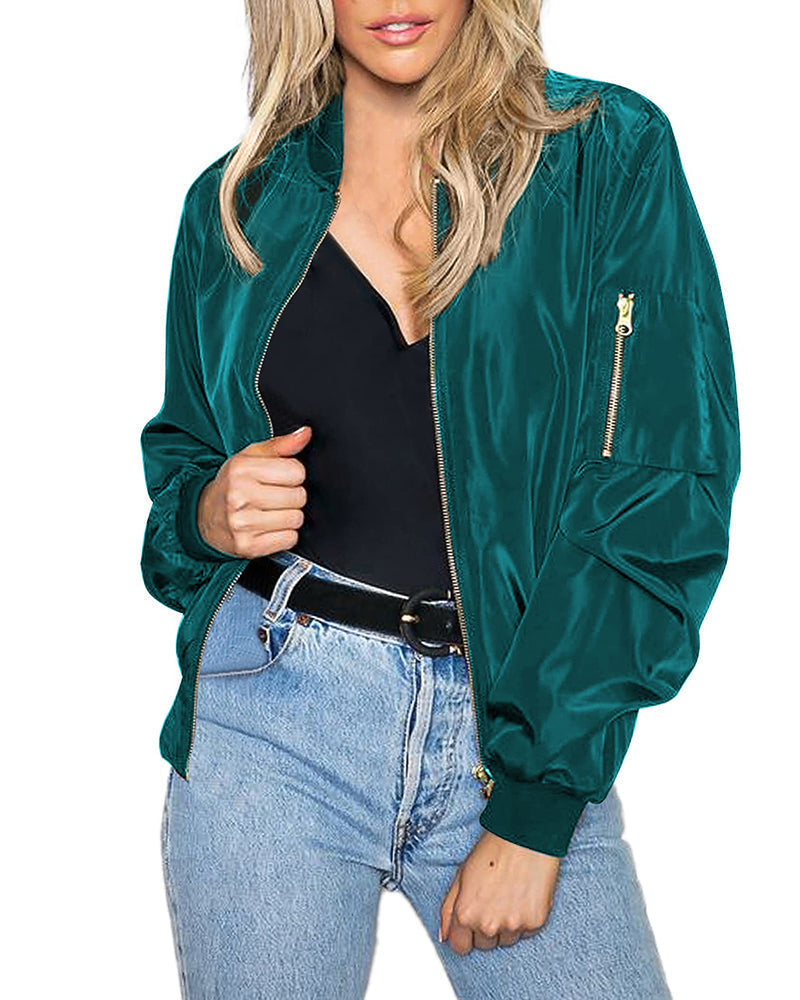 Fashionable Streetwear Bomber Jacket - Daniela