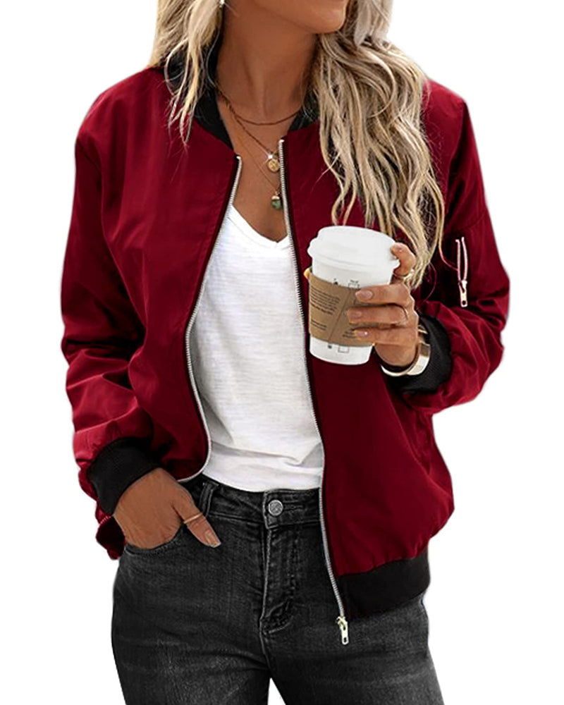 Fashionable Streetwear Bomber Jacket - Daniela