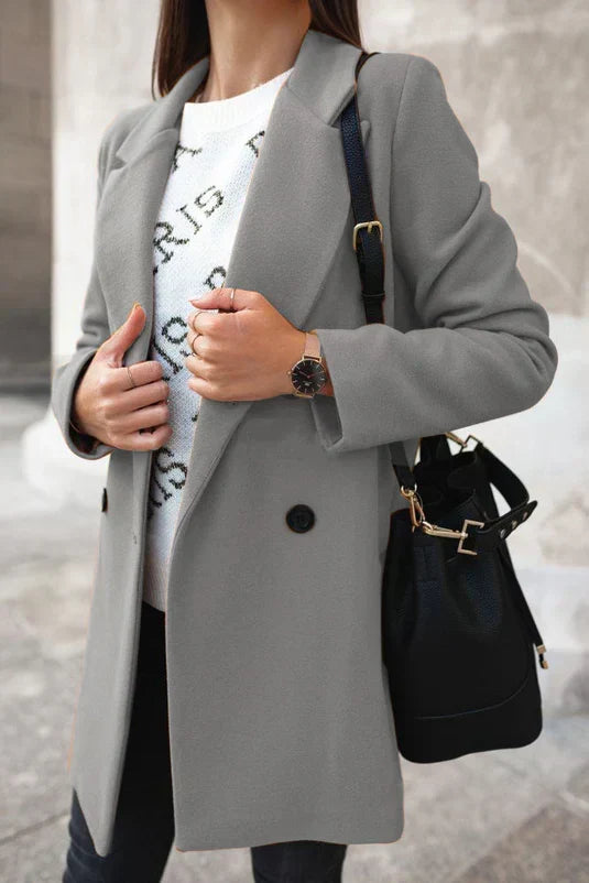 Fashionable Wool Ladies Winter Coat - Eleanor