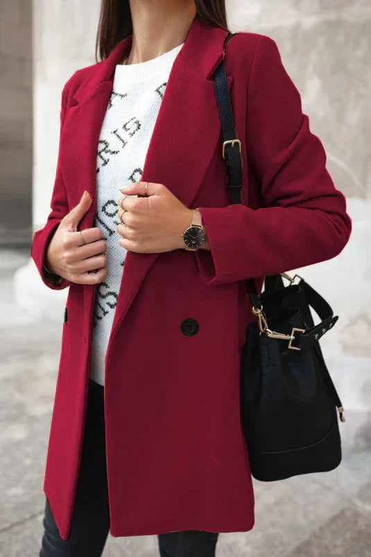 Fashionable Wool Ladies Winter Coat - Eleanor