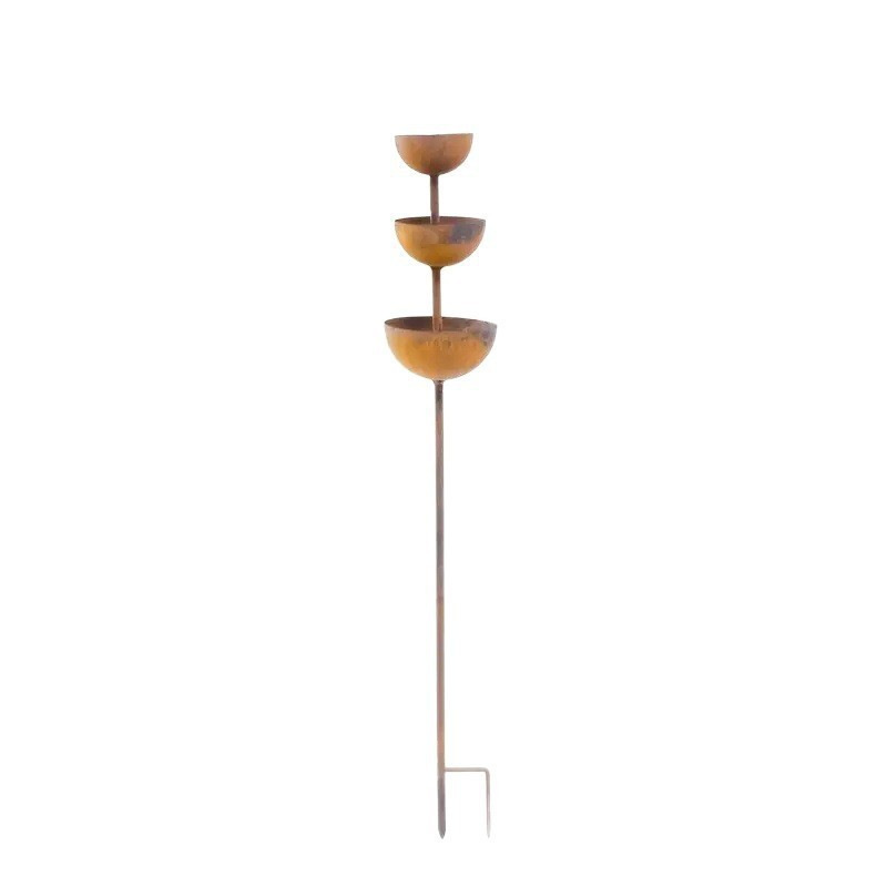 3-Tier Bird Feeding Station – Cast Iron, Ground Spike & 68cm Tall
