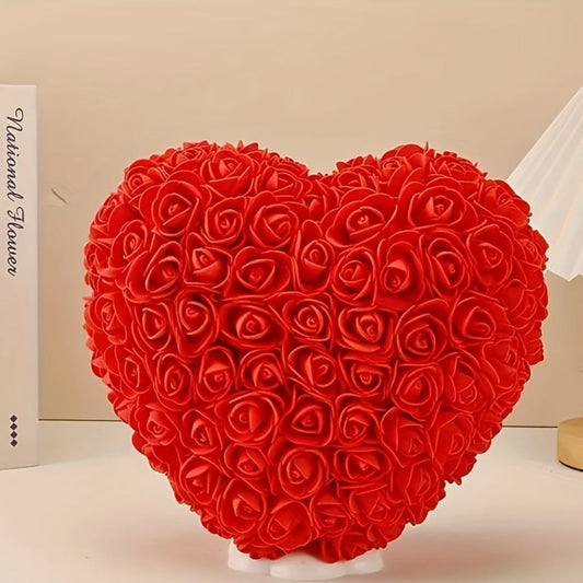 Artificial Rose Heart – Table Decoration, Heart Shaped & Mother's Day Gift