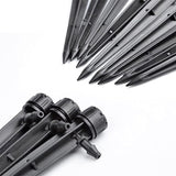 360° Drip Irrigation Set – 50 Adjustable Nozzles, Quick Connectors & PVC Stakes