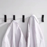 Kalsten | Aviro Aluminum Wall Hooks Black/White - Modern Decorative Coat Hooks