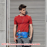 Running Waist Bag with Bottle Holder – 3L Nylon, Adjustable 50–100cm Belt