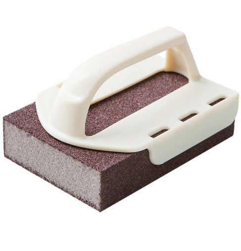Aluminium Oxide Scouring Sponge – Heavy-Duty, Removable Handle & 5-Pack