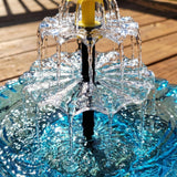 Hanging Solar Bird Bath Fountain – Wireless, Weatherproof & 25.5cm Glass Bowl
