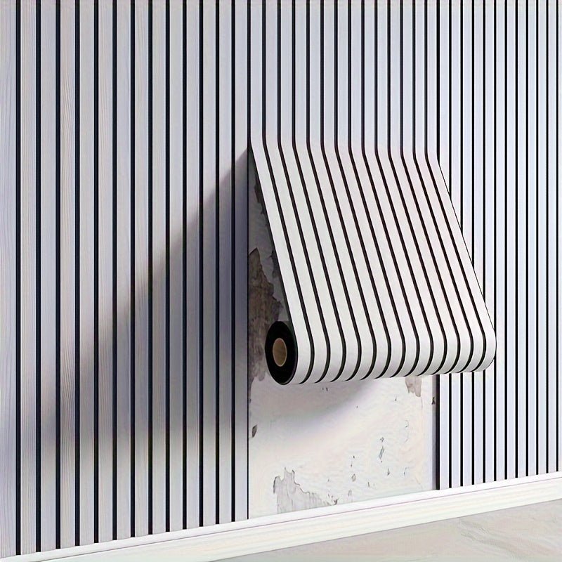 Kalsten | WoodLook Wall Panels – Self-Adhesive 3D PVC Wall Covering for Quick Living Effect