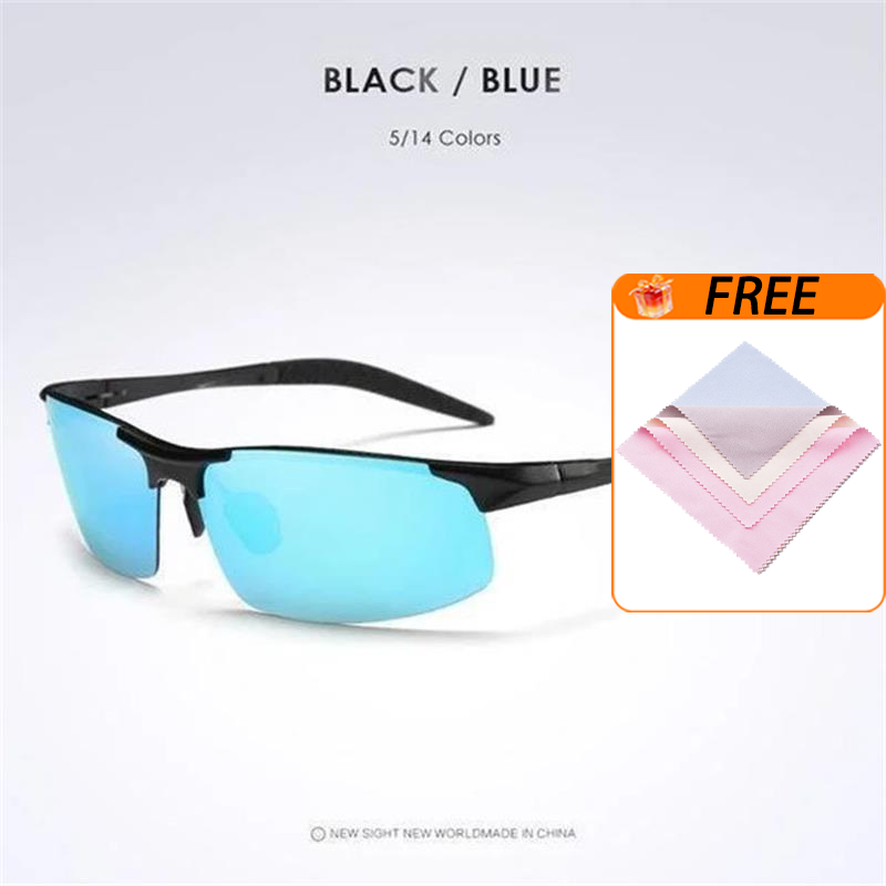 Photochromic Sunglasses – UV400 Polarized, Al-Mg Frame & Adjustable Fit