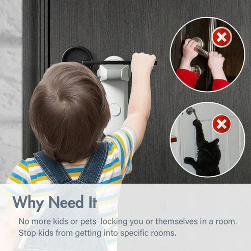 Enhanced Product Title: "Schnelle Kindersicherung – Bohrfreie, selbstklebende Lösung für sichere Zuhause" 

This title includes relevant keywords while emphasizing the product's key features and benefits, making it more appealing for Google Shopping.