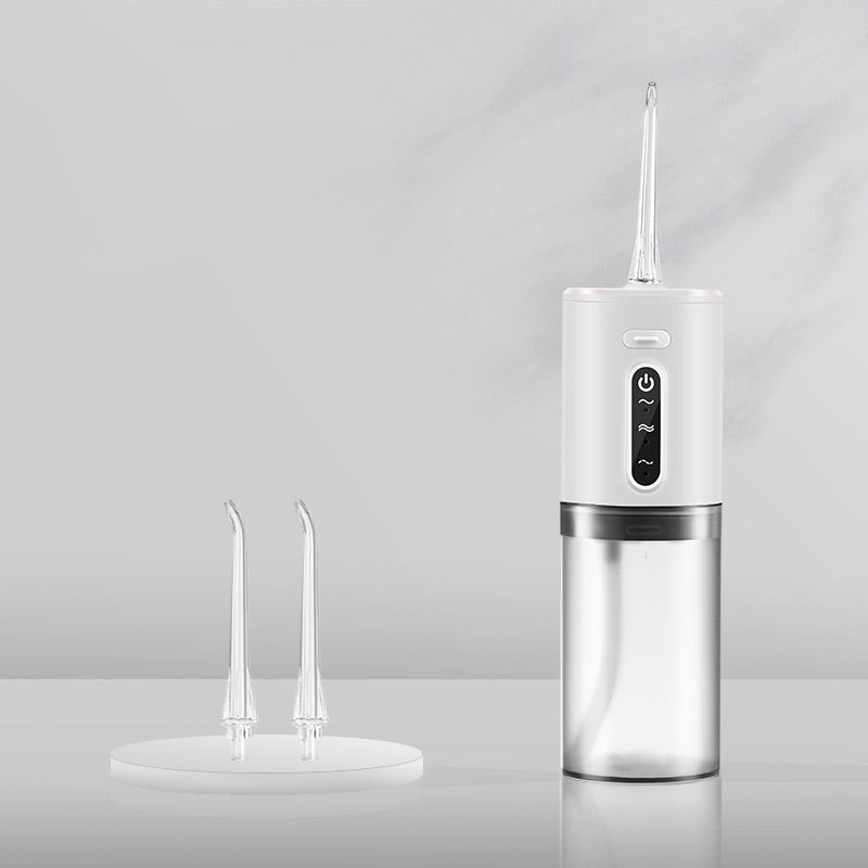 Electric Dental Water Flosser – 3 Pressure Settings, Rechargeable & Nozzle Set