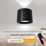 Rechargeable LED Wall Light – Remote Control, Magnetic Base, 3 Color Temps, USB-C