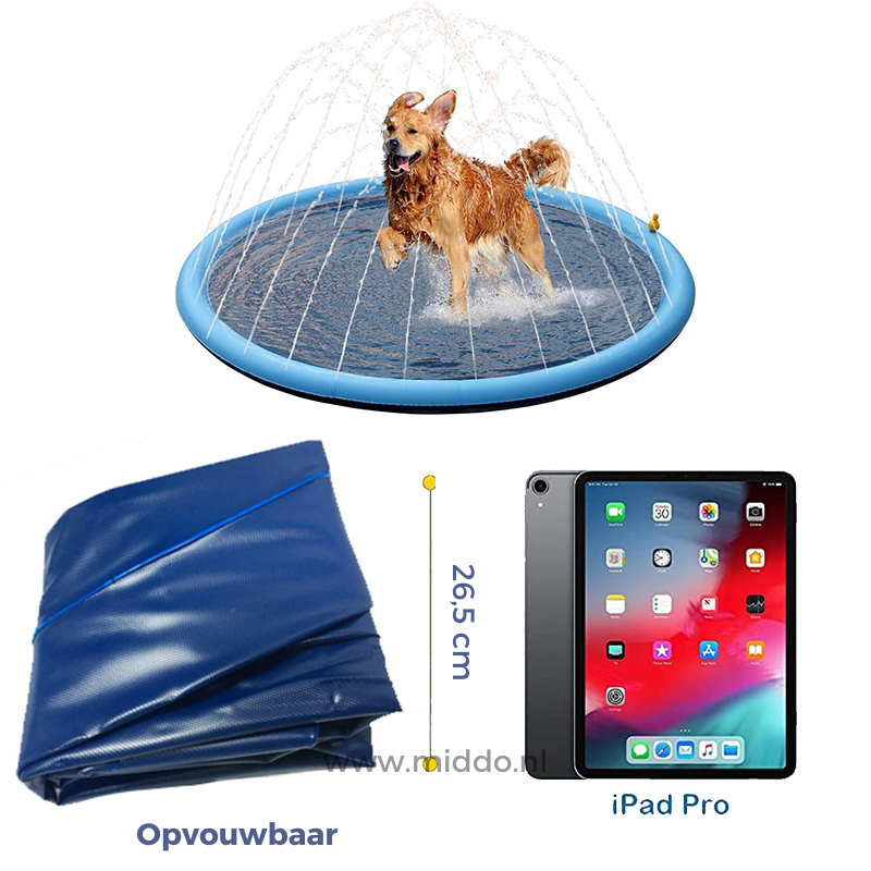 Kids Water Splash Play Mat – Durable PVC, Garden Hose Sprinkler & Foldable