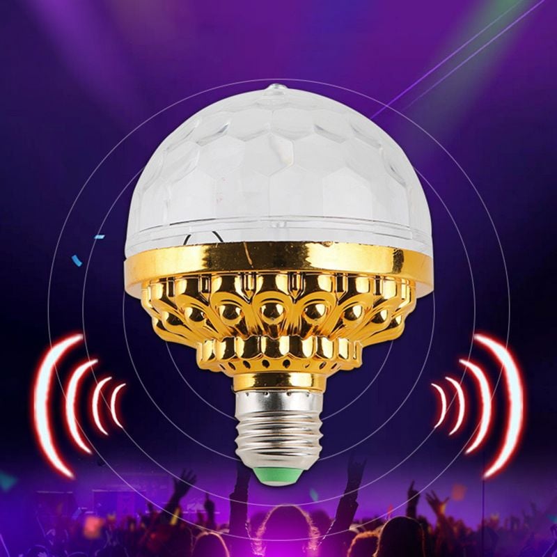LED Party Light Bulb – E27, Multicolor Effects & Plug-and-Play