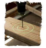Laser Drill Guide – Universal Fit, Auto-Stop & Straight Hole Alignment