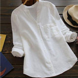 Isla – Women's Long-Sleeve Linen Shirt