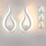 Modern Flame LED Wall Light | 10W Warm White Sconce