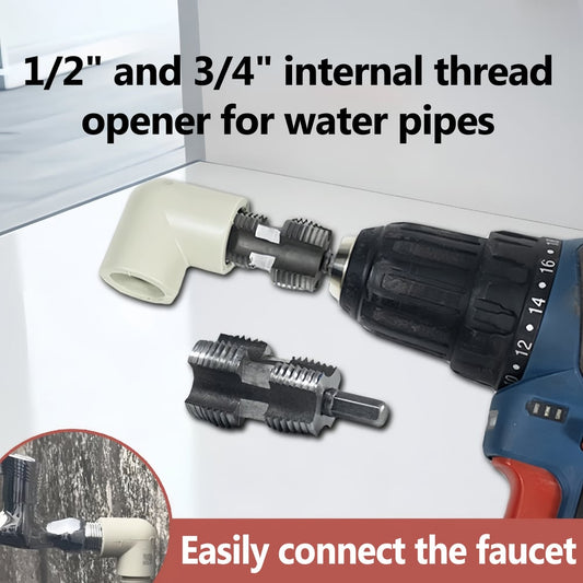 3 in 1 Pipe Threader – For Water Pipes & Multiple Pipe Sizes