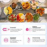 Optimized Product Title: "Drehteller-Set für Esstisch – 8 rutschfeste Servierplatten für müheloses Servieren und stilvolle Präsentation" 

This title includes relevant keywords while enhancing clarity and appeal for potential buyers.