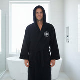 FELIX FLANNEL ROBE - Men's Ultra-Comfort Flannel Bathrobe for Maximum Warmth & Cozy Relaxation