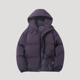 Women's hooded puffer jacket, view 4