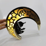 Festive LunarShine Moon-Shaped LED Lamp - Ambient Night Light for Home Decor