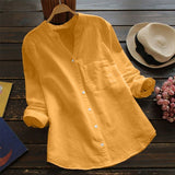 Isla – Women's Long-Sleeve Linen Shirt