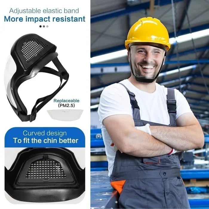 Polycarbonate Face Shield with Anti-Fog Coating