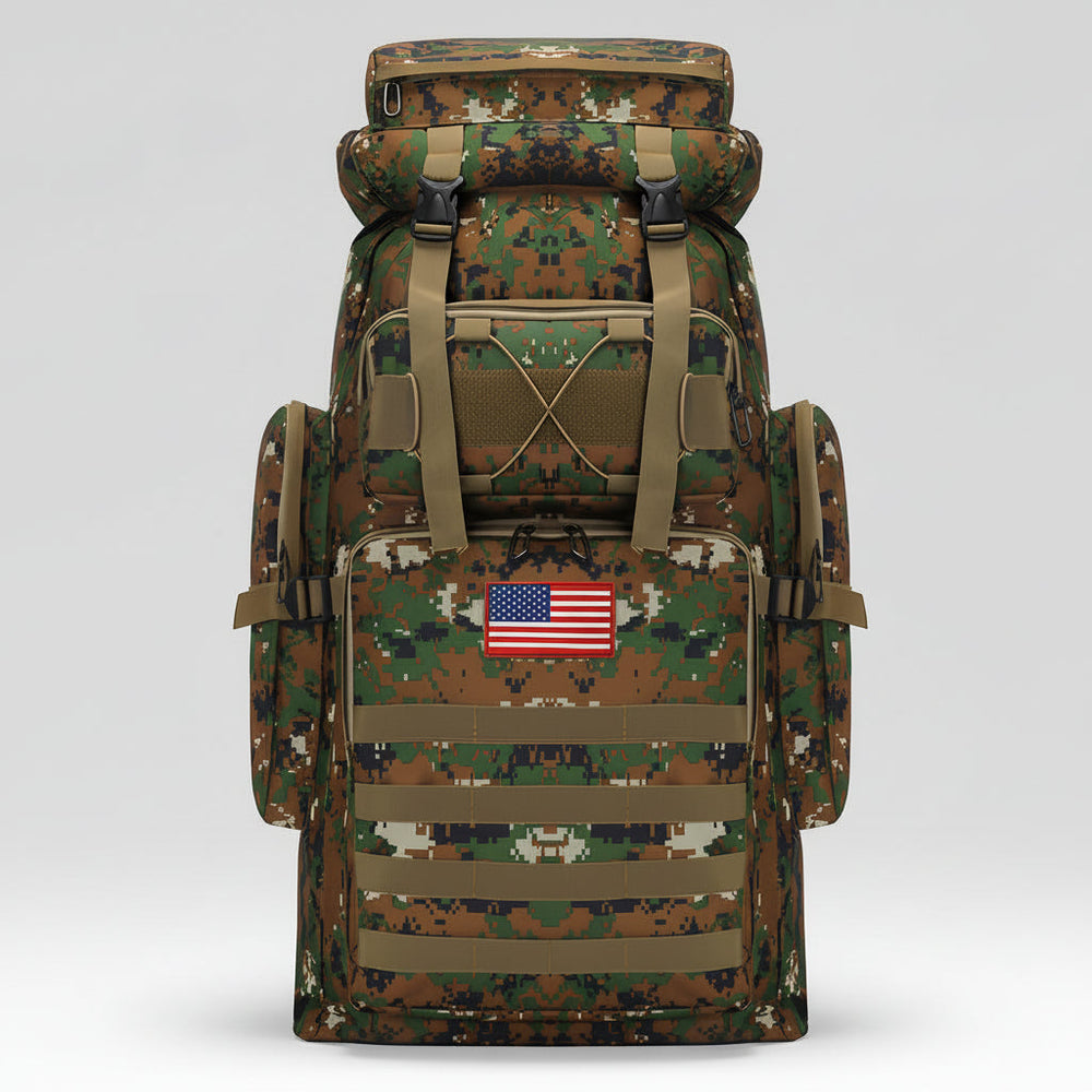 Large Capacity Hiking Backpack – Tactical Daypack for Outdoor Travel