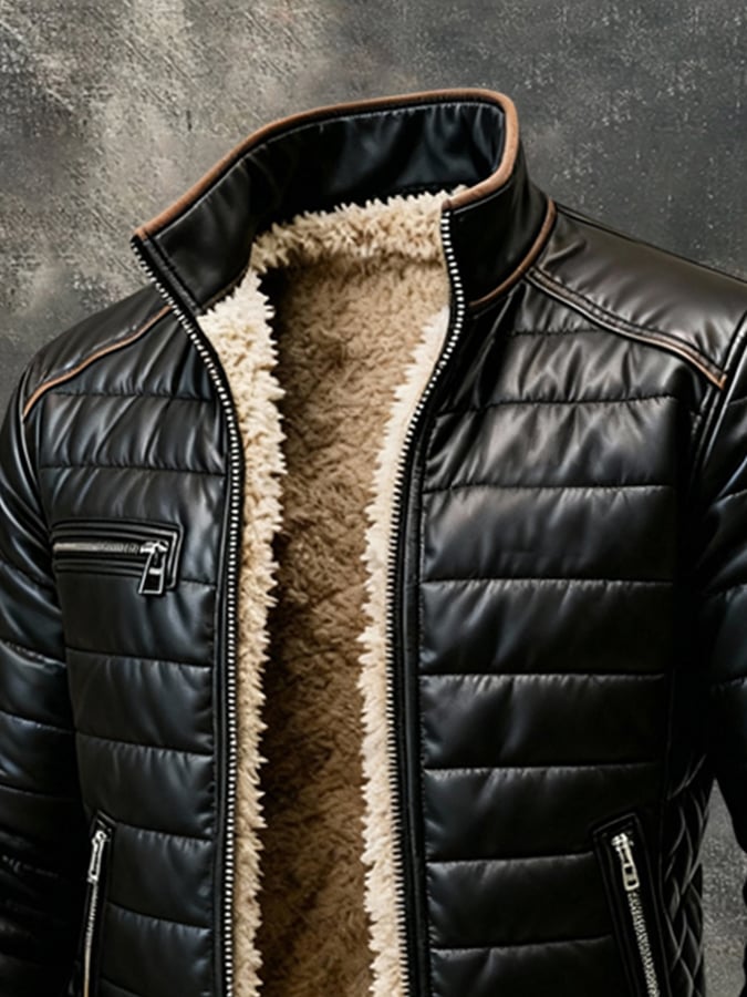 BRUNON Premium Isolierte Jacke mit Luxuriösem Plush-Futter – Warm, Stilvoll & Bequem