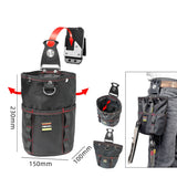 Clip-On Tool Belt Pouch – Waterproof Fabric, Spring Closure & Two Sizes