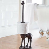 BowLift | TwigaRoll – Freestanding Giraffe Toilet Paper Holder made of Cast Iron