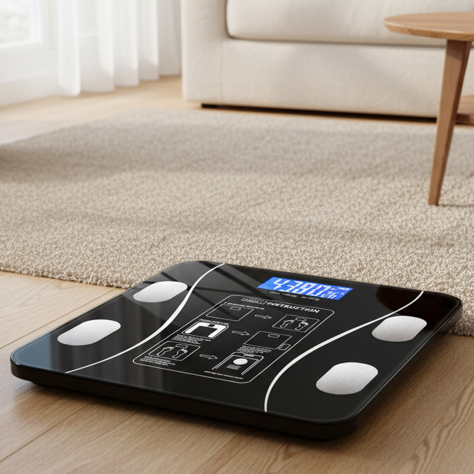 Smart Body Fat Scale – App Sync, 11 Metrics & 180kg Capacity