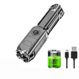 **FLASHMAX 100,000LM Waterproof LED Torch - Ultra Bright, Durable & Rechargeable Flashlight for Outdoor Adventures**