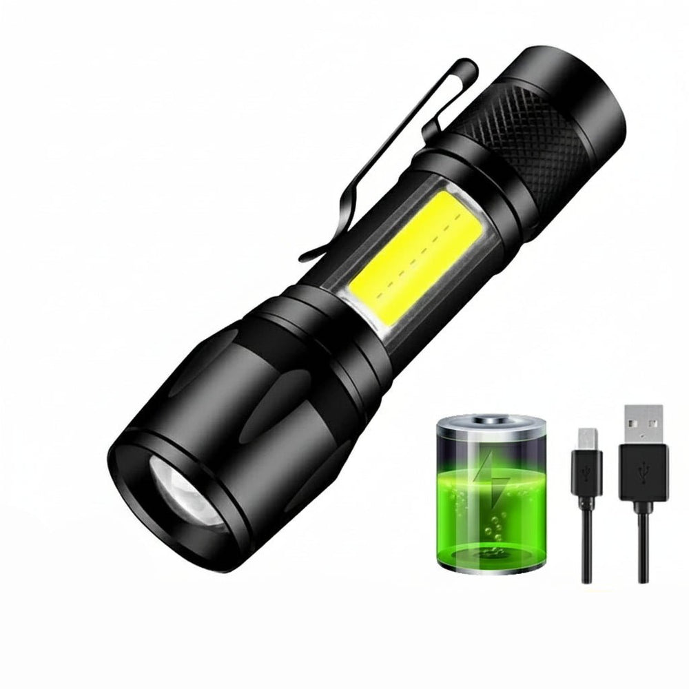 **FLASHMAX 100,000LM Waterproof LED Torch - Ultra Bright, Durable & Rechargeable Flashlight for Outdoor Adventures**