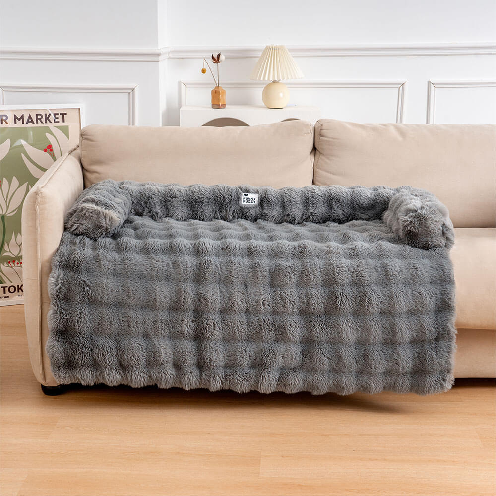 Hundebett Plüsch mit Antislip-Unterseite