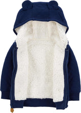 Cozy Fleece Baby Hoodie - Soft, Warm, and Stylish Infant Sweatshirt for Boys and Girls