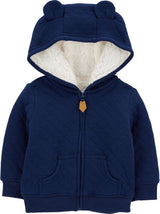 Cozy Fleece Baby Hoodie - Soft, Warm, and Stylish Infant Sweatshirt for Boys and Girls